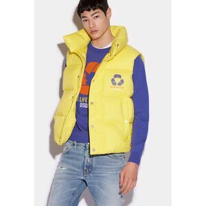 Dsquared² Yellow Fibres Sleveless Women's Jacket